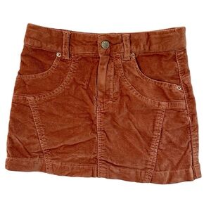 EUC Mayoral nude pink brown velvet skirt with embroidered pockets. Like new! 4T